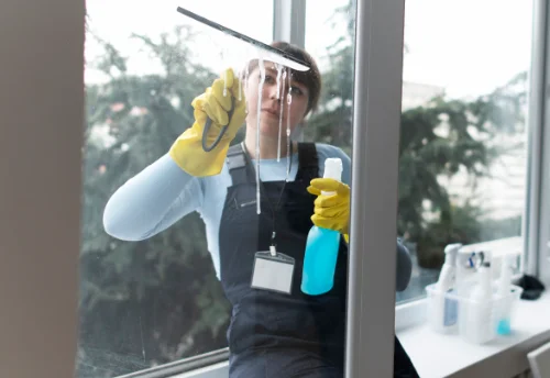 Nettoyage de vitres intérieures et extérieures à Briantes